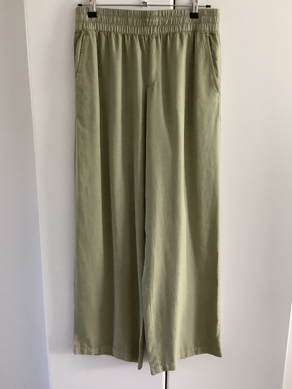 Sanctuary Women Pants, Wide Leg, Calm Light Green, Size M